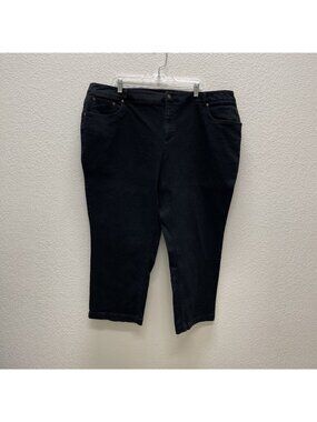 JONES NEW YORK Womens Sz 24W Plus Jeans Pants Denim STRAIGHT LEG Sport Stretch